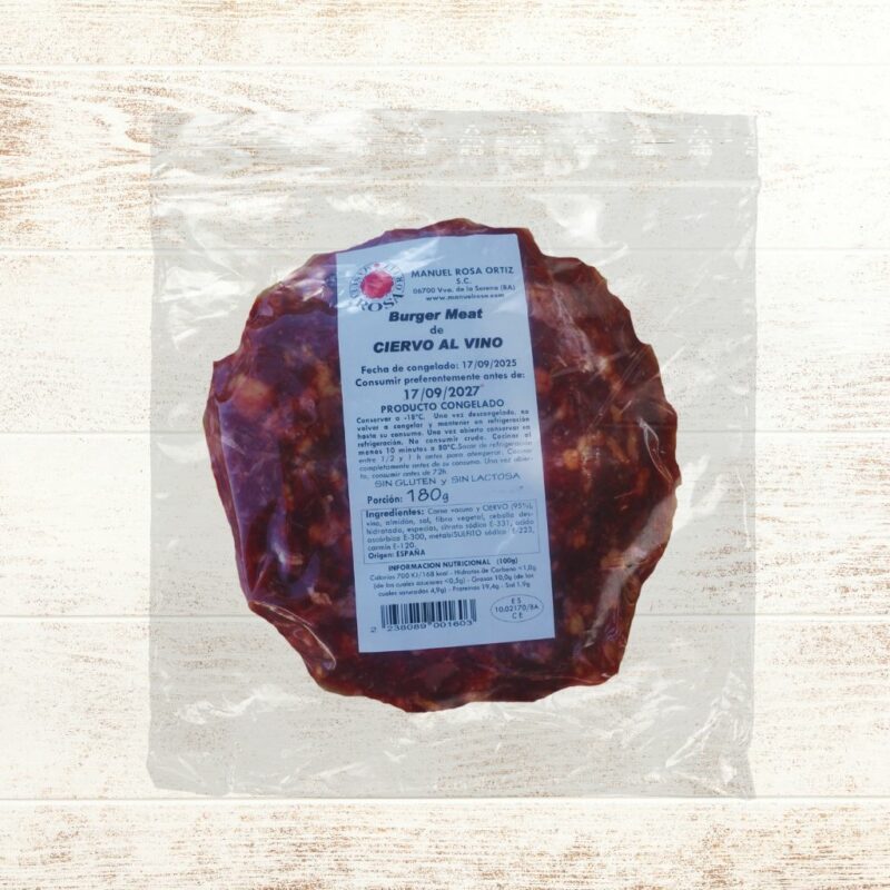 Hamburguesa de ciervo al vino tinto - Imagen 2